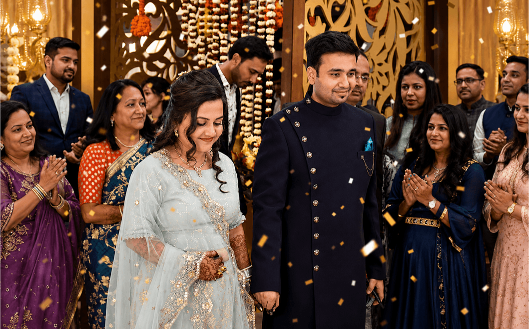 Grand wedding reception for Adarsh Jhunjhunwala